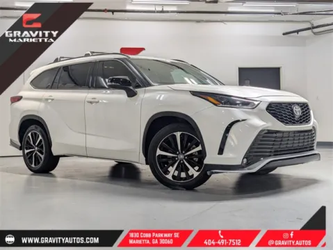 White 2021 Toyota Highlander XSE for sale in Marietta, GA
