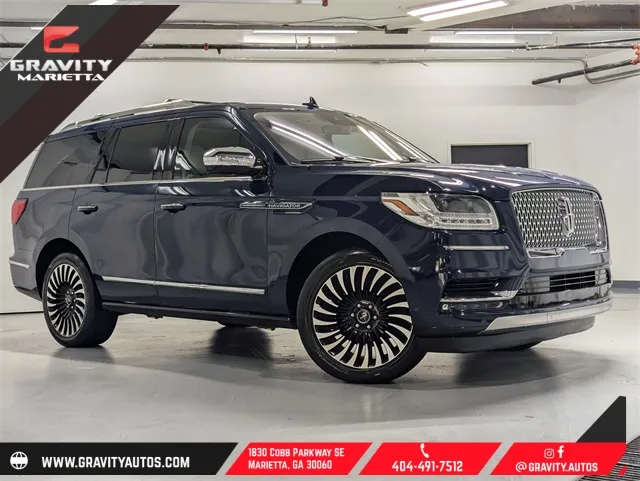 Blue 2020 Lincoln Navigator Black Label for sale in Marietta, GA