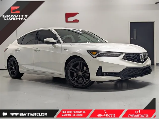 White 2023 Acura Integra A-Spec Tech Package for sale in Marietta, GA