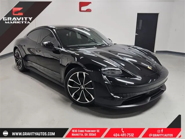 Black 2022 Porsche Taycan for sale in Marietta, GA