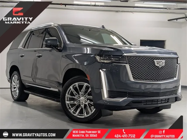 Gray 2021 Cadillac Escalade Premium Luxury for sale in Marietta, GA