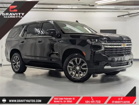 Black 2021 Chevrolet Tahoe LT for sale in Marietta, GA