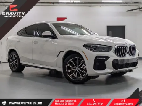 White 2021 BMW X6 xDrive40i for sale in Marietta, GA