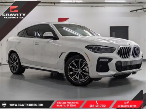 White 2021 BMW X6 xDrive40i for sale in Marietta, GA