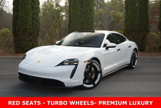 White 2022 Porsche Taycan for sale in Duluth, GA