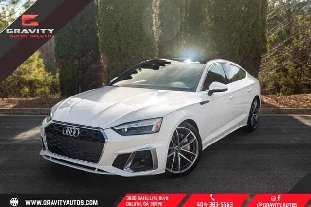 White 2023 Audi A5 Sportback 45 S line Premium Plus for sale in Duluth, GA