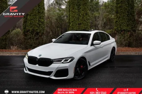 White 2023 BMW 5 Series 530i for sale in Duluth, GA
