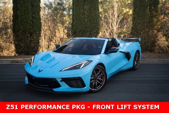 Blue 2024 Chevrolet Corvette Stingray for sale in Duluth, GA