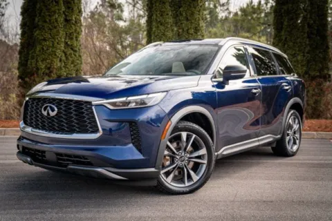 Blue 2022 INFINITI QX60 LUXE for sale in Duluth, GA