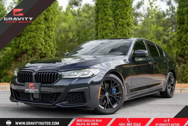 Black 2023 BMW 5 Series 540i xDrive for sale in Duluth, GA