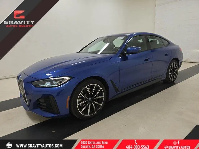 Blue 2023 BMW i4 eDrive40 for sale in Duluth, GA