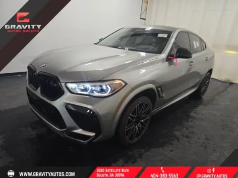 White 2022 BMW X6 M COMPETITION for sale in Duluth, GA