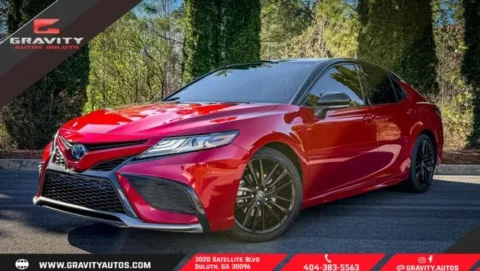 Red 2023 Toyota Camry Hybrid XSE for sale in Duluth, GA