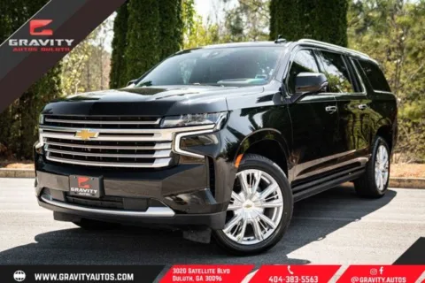Black 2021 Chevrolet Suburban High Country for sale in Duluth, GA