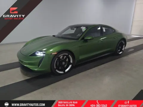 Green 2020 Porsche Taycan 4S for sale in Duluth, GA