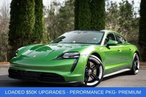 Green 2020 Porsche Taycan 4S for sale in Duluth, GA
