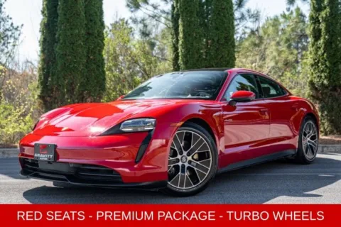 Red 2024 Porsche Taycan for sale in Duluth, GA