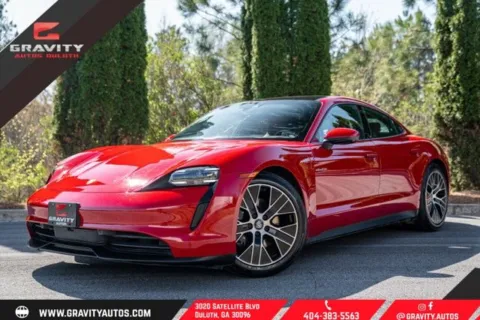 Red 2024 Porsche Taycan for sale in Duluth, GA