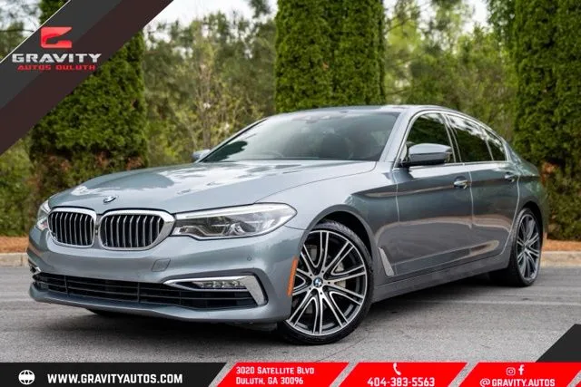 Gray 2017 BMW 5 Series 540i for sale in Duluth, GA