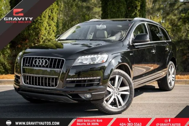 Black 2015 Audi Q7 3.0T Premium for sale in Duluth, GA