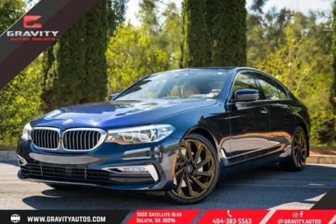 Blue 2017 BMW 5 Series 530i xDrive for sale in Duluth, GA