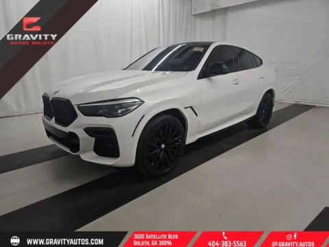 White 2022 BMW X6 xDrive40i for sale in Duluth, GA