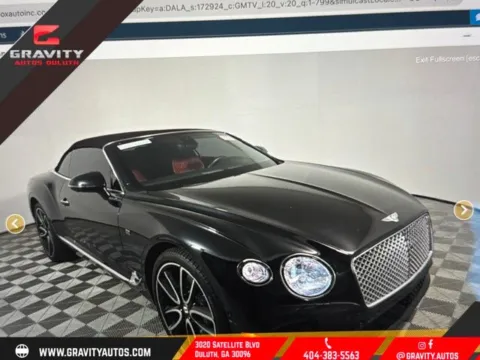 Black 2020 Bentley Continental GT V8 for sale in Duluth, GA