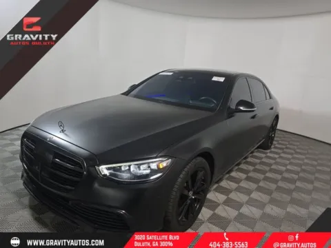 Black 2022 Mercedes-Benz S-Class S 500 for sale in Duluth, GA