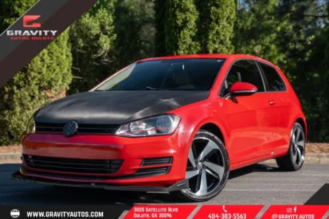 Red 2015 Volkswagen Golf TSI S 2-Door for sale in Duluth, GA