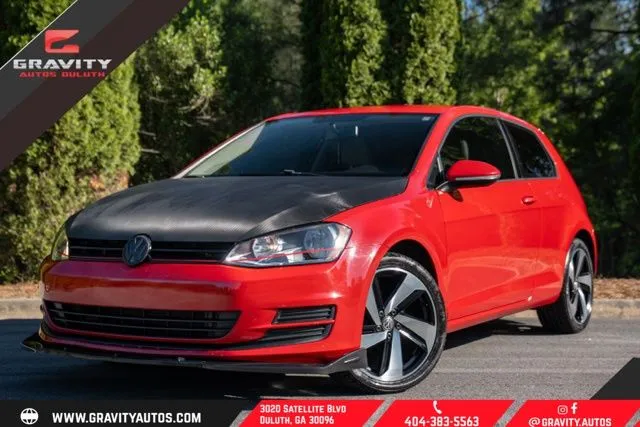 Red 2015 Volkswagen Golf TSI S 2-Door for sale in Duluth, GA