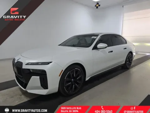 White 2023 BMW i7 xDrive60 for sale in Duluth, GA