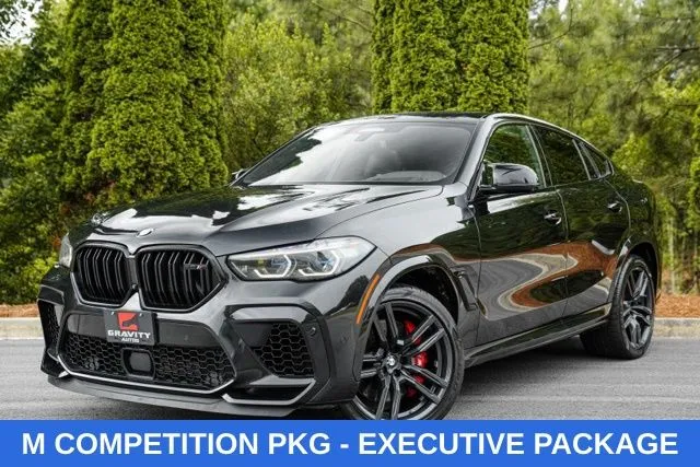 Black 2023 BMW X6 M Competition for sale in Duluth, GA