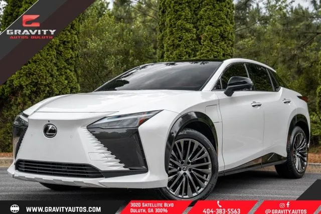 White 2023 Lexus RZ 450e Luxury for sale in Duluth, GA