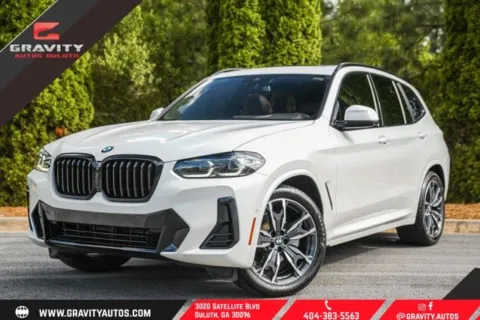 White 2023 BMW X3 sDrive30i for sale in Duluth, GA