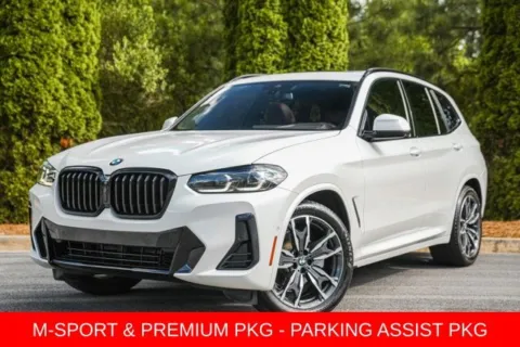 White 2023 BMW X3 sDrive30i for sale in Duluth, GA