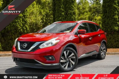 Red 2018 Nissan Murano Platinum for sale in Duluth, GA