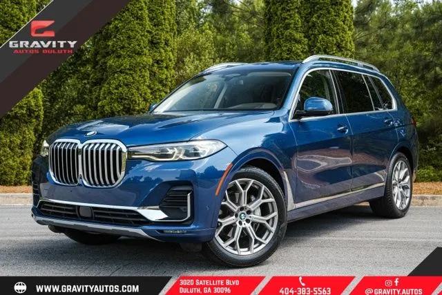 Blue 2019 BMW X7 xDrive40i for sale in Duluth, GA