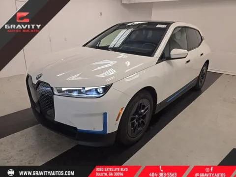 White 2023 BMW iX xDrive50 for sale in Duluth, GA