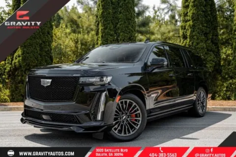 Black 2024 Cadillac Escalade ESV V-Series for sale in Duluth, GA