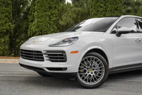 Another view of 2022 Porsche Cayenne Coupe Platinum Edition for sale in Duluth, GA at Gravity Autos Duluth