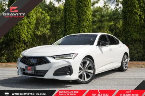 White 2021 Acura TLX Advance for sale in Duluth, GA