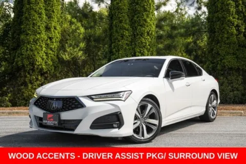 White 2021 Acura TLX Advance for sale in Duluth, GA