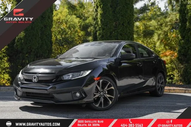 Black 2020 Honda Civic Sport for sale in Duluth, GA