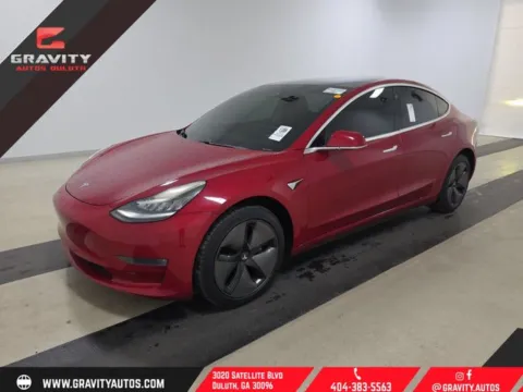 Red 2019 Tesla Model 3 Standard Range Plus for sale in Duluth, GA