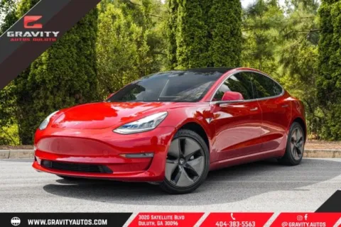 Red 2019 Tesla Model 3 Standard Range Plus for sale in Duluth, GA