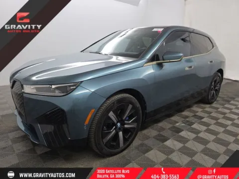 Blue 2024 BMW iX xDrive50 for sale in Duluth, GA