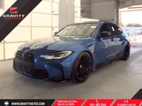 Blue 2022 BMW M3 Competition for sale in Duluth, GA