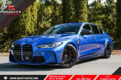 Blue 2022 BMW M3 Competition for sale in Duluth, GA