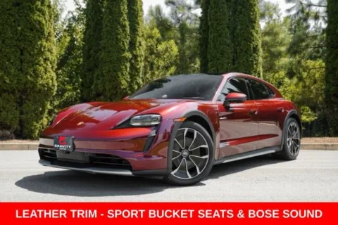 Red 2022 Porsche Taycan Cross Turismo 4 for sale in Duluth, GA