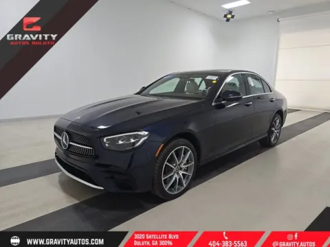 Blue 2021 Mercedes-Benz E-Class E 350 for sale in Duluth, GA
